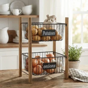 سبد سیب زمینی و پیاز مدل رویال - Image 2