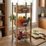 سبد سیب زمینی و پیاز مدل رویال